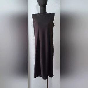 Antthony Elegant Vintage Black Sleeveless Maxi Dress